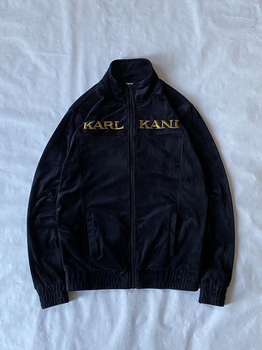 Karl Kani Velour Zip Big Logo зипка велюровая зип кофта карл кани