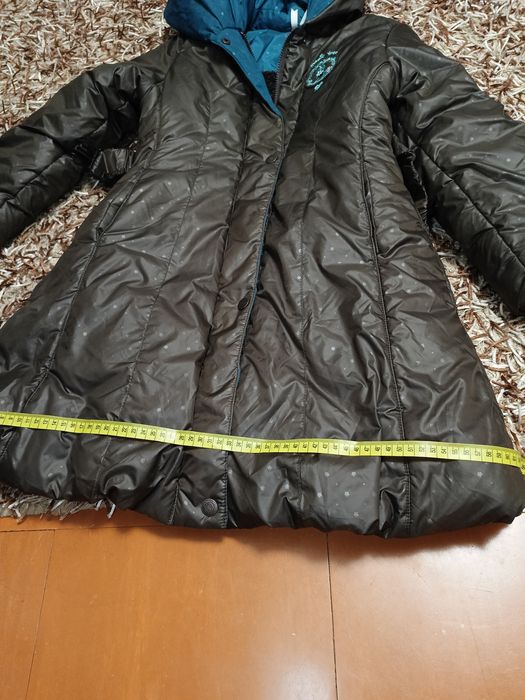 Płaszczyk ocieplany futerkiem