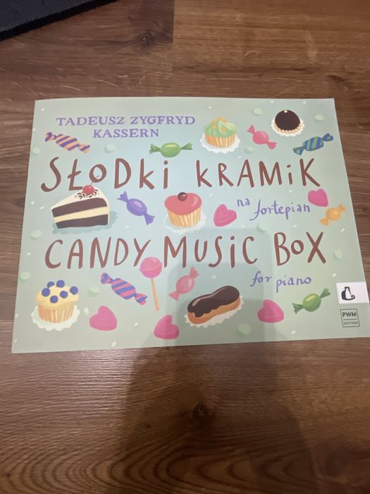 Książka z nutami słodki kramik