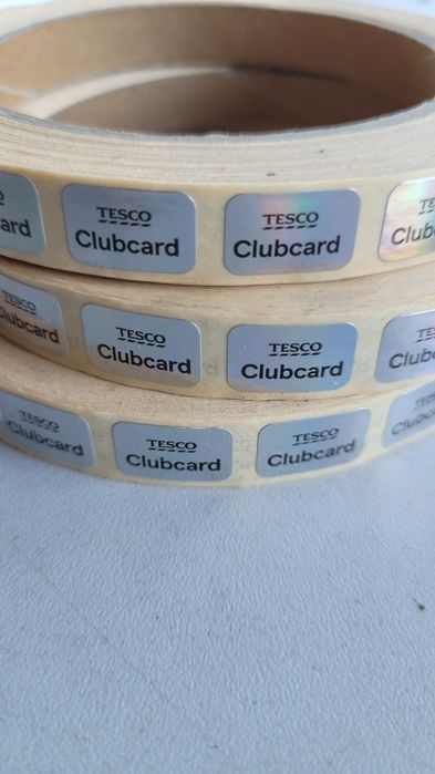 Naklejki Tesco Clubcard 3szt