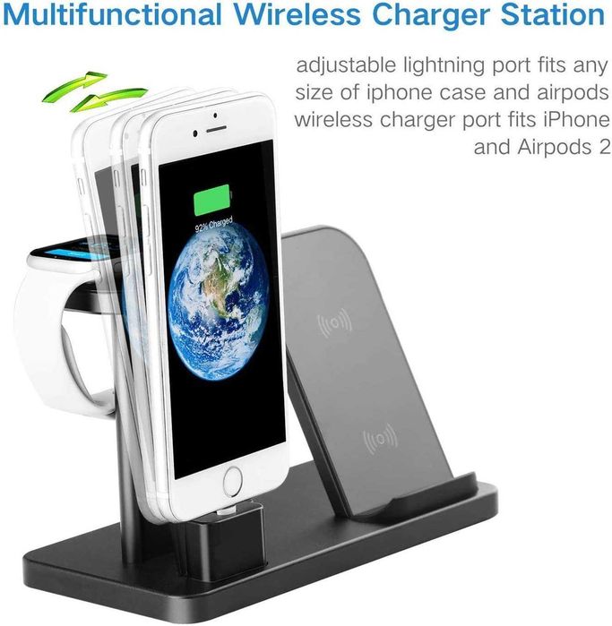 MNBVC ładowarka indukcyjna 3w1 iPhone Watch 10W