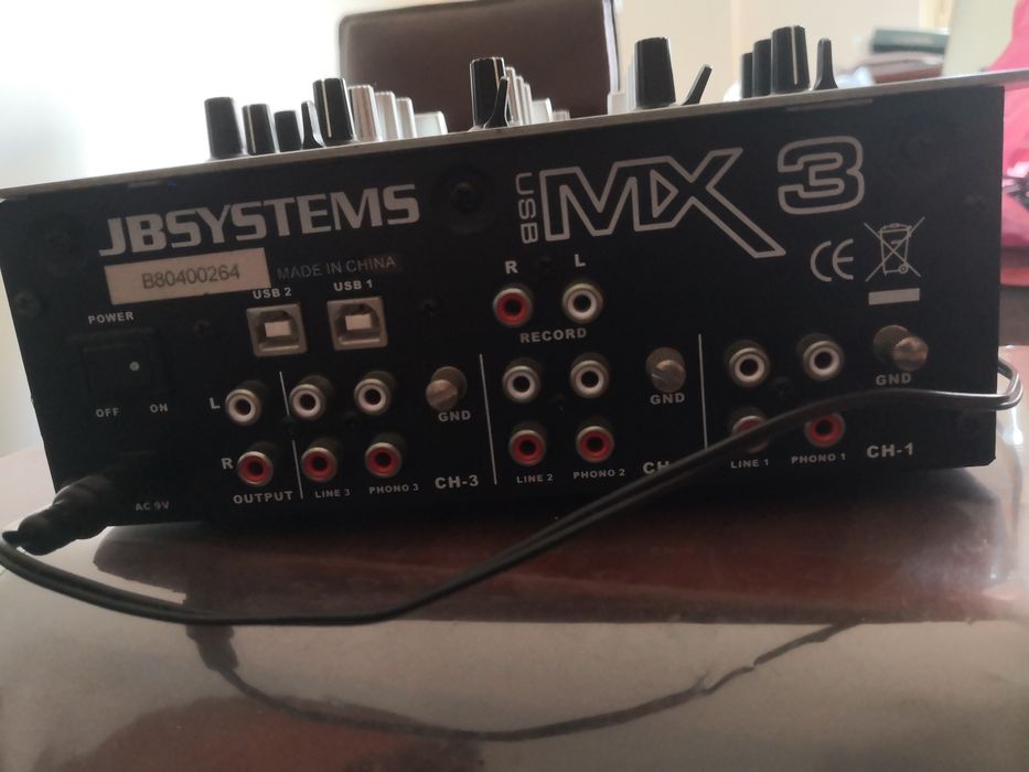 JB Systems MIX 3 USB -  3 Canais DJ Controller