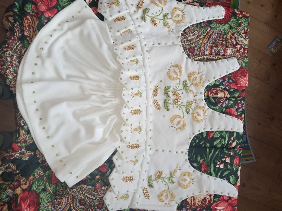 Gorset do chrztu góralski komplet