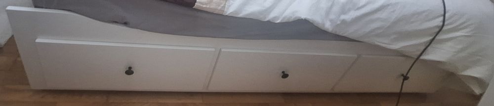 Cama hemnes ikea com colchão molaflex jubilee