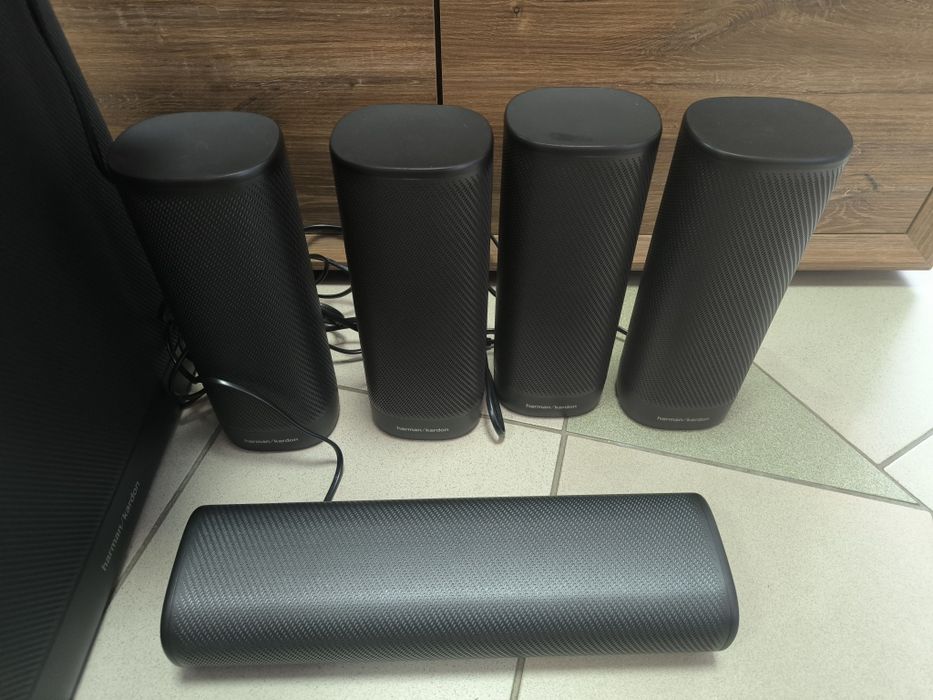Kino domowe Harman Kardon HKSURROUNDBLKEP czarny 370 W 5.1