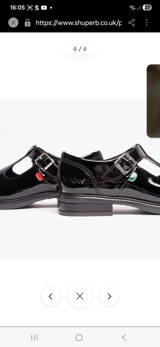 Шкіряні туфельки kickers