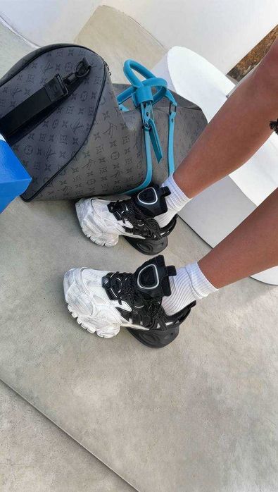 Мужские кроссовки Adidas XLG Black-White. Размеры 41-45