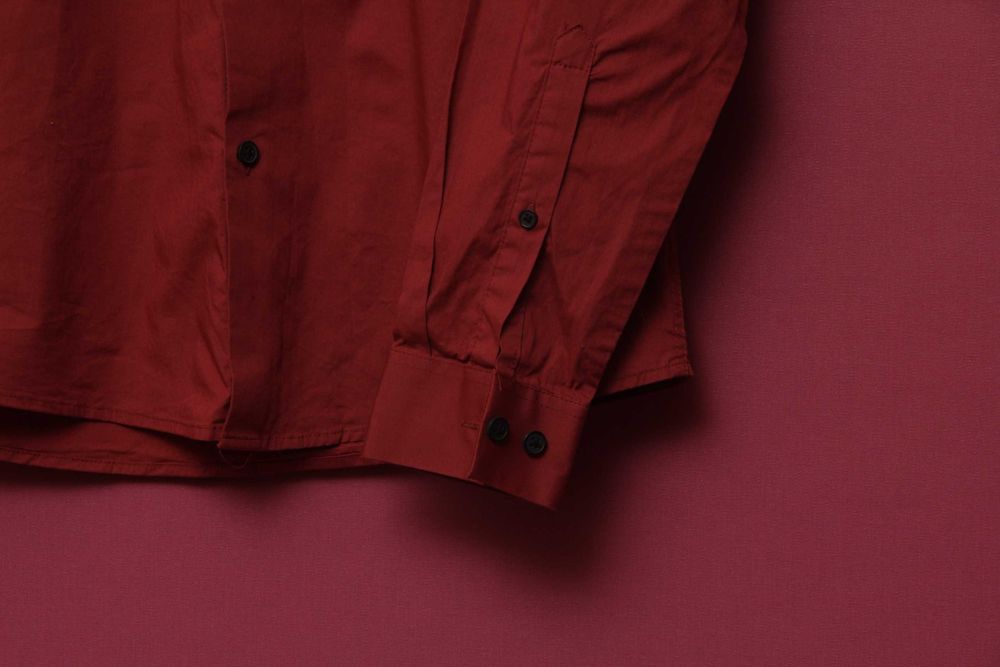 Asos рр S рубашка из хлопка и лайкры