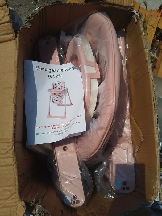 Krzesełko do karmienia dziecka nowe