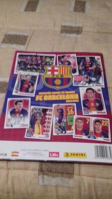 Caderneta de futebol do Barcelona