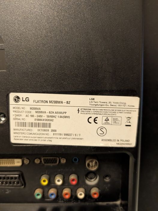 Monitor TV 20'' LG