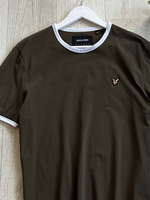 Lyle And Scott Logo Tee Shirts Футболка оригінал оригинал опт & хаки камо Military