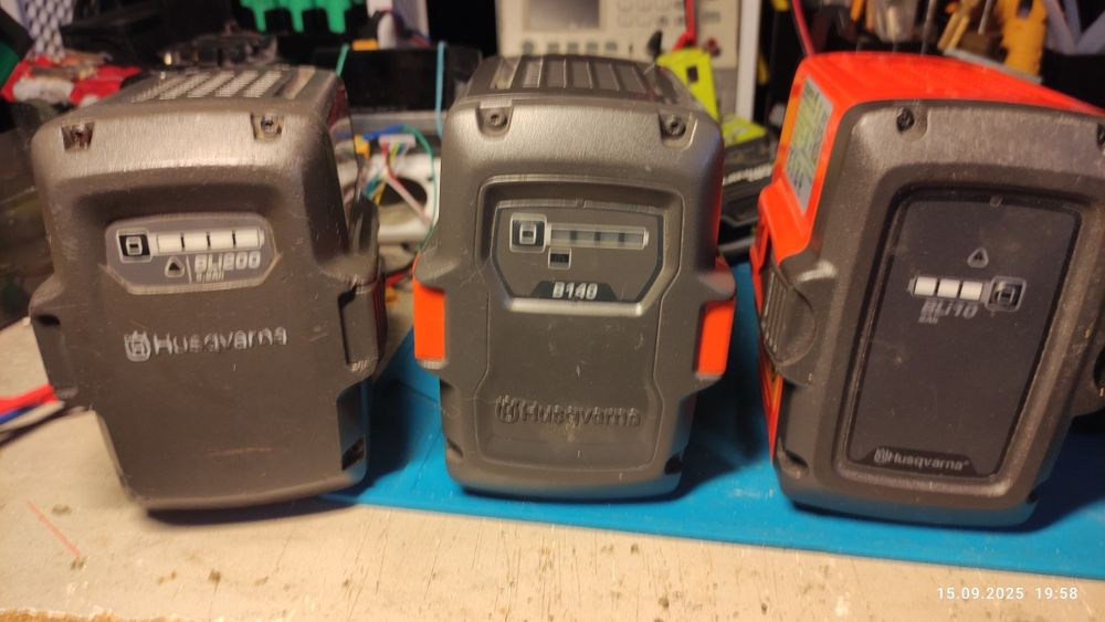 Аккумулятори Husqvarna Bli 10, 140, 200 та Gardena Bli40/160