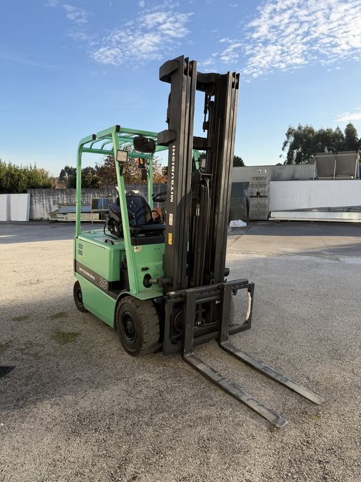 Mitsubishi empilhador eletrico - 2500kg - triplex 6m