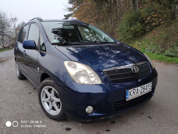 Toyota Corolla Verso 1.8 GAZ Serwis Pewny samochód bez