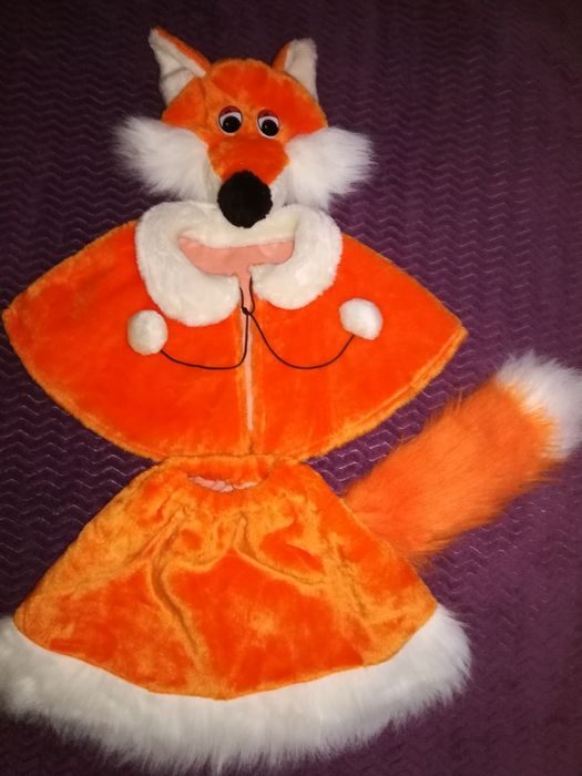 Костюм новогодний лисы,лисички,прокат