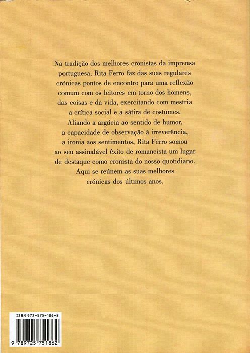 "Por tudo e por nada - crónicas" - Rita Ferro