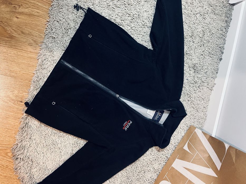 Czarny polar plusa meska rozm M peak performance