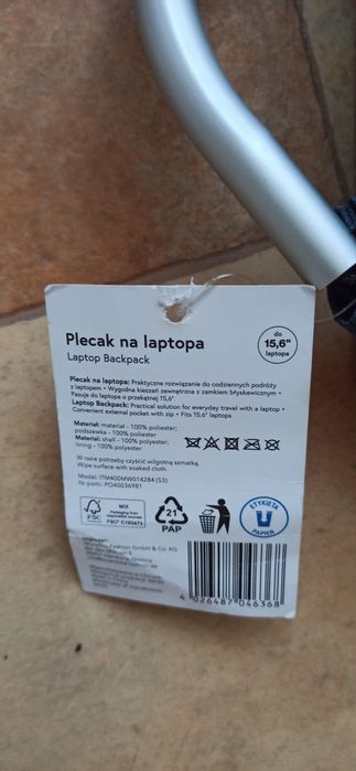 Plecak na laptopa nowy