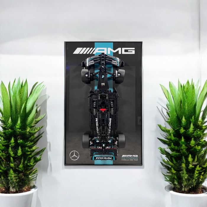 Арт Тримач Рамка 80x50 для Лего Ф1 LEGO Technic Mercedes F1 W14 42171