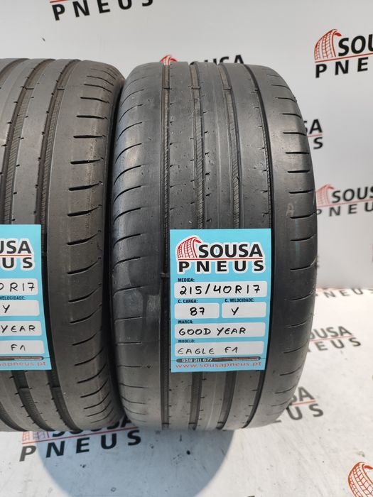 2 pneus semi novos 215-40R17 Good year - Oferta dos Portes