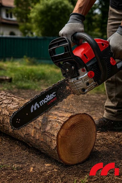 Piła łańcuchowa spalinowa pilarka prowadnice olej 5,7KM duży zestaw