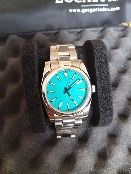 Relógio Oyster Turquesa automático