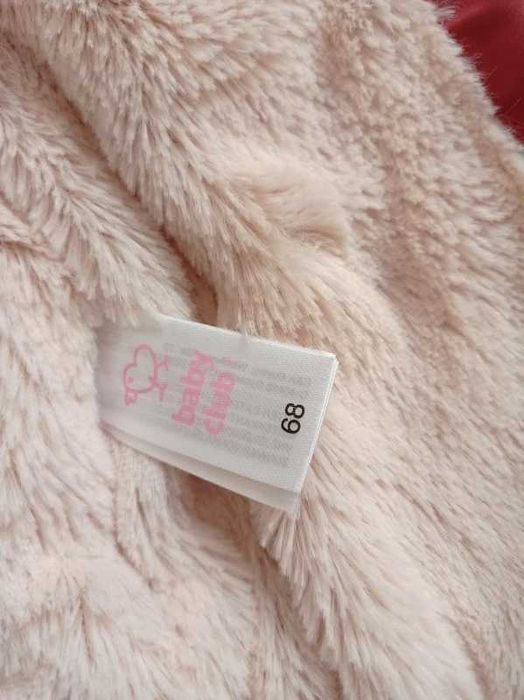 Kurtka niemowlęca z futerkiem C&A baby 68