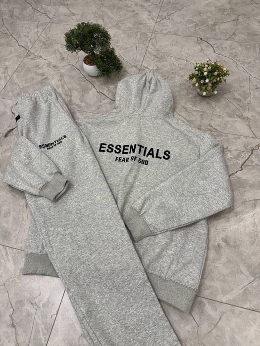 Essentials pants and hoodie