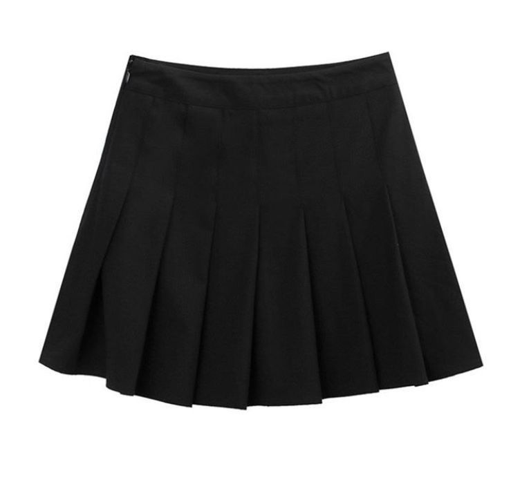 плісирована спідниця чорна Stradivarius y2k sk8