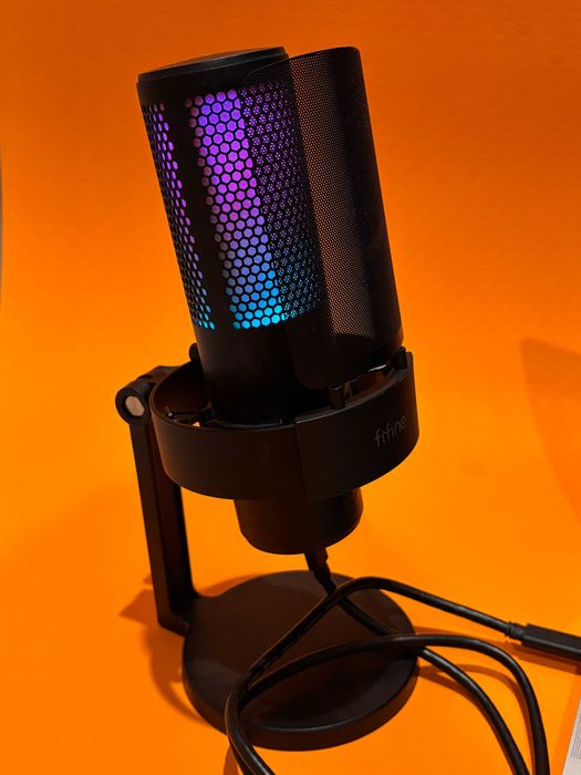 Мікрофон настільний кольоровий для відеоблогера FIFINE A8 PLUS