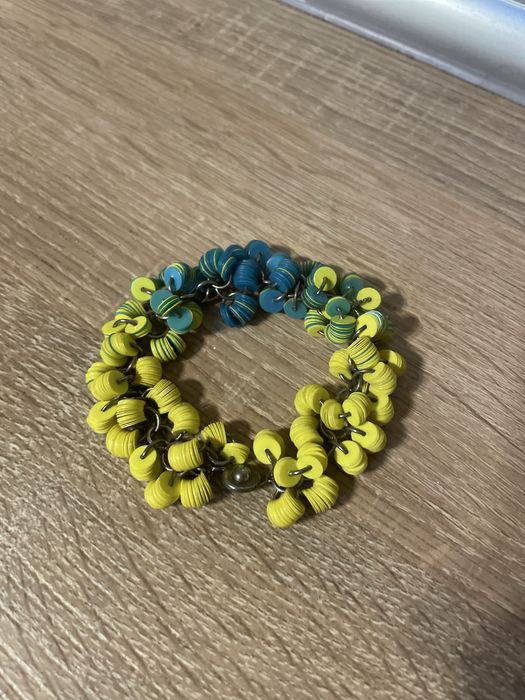 Браслет жовто-блакитний