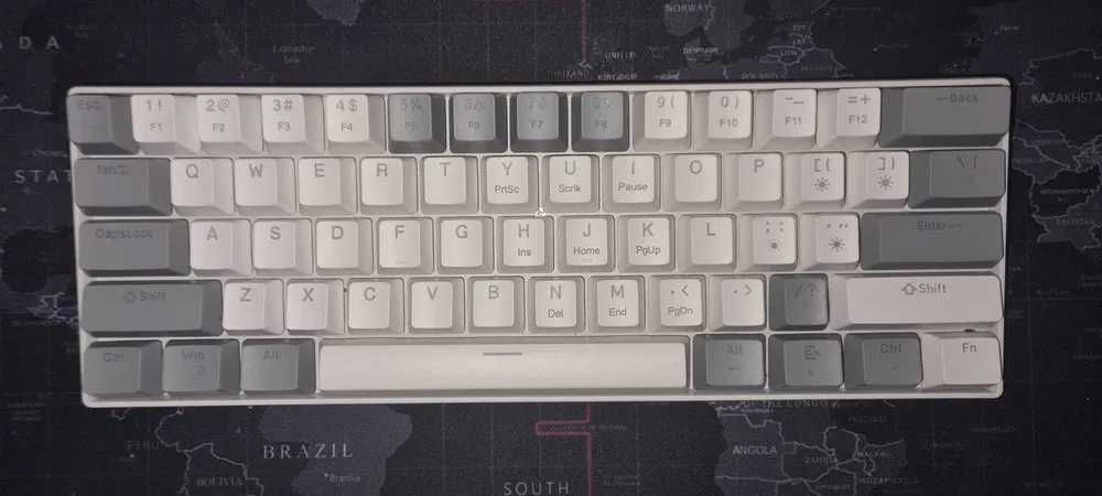 Teclado Mecânico compacto com RED Switches Novo na caixa