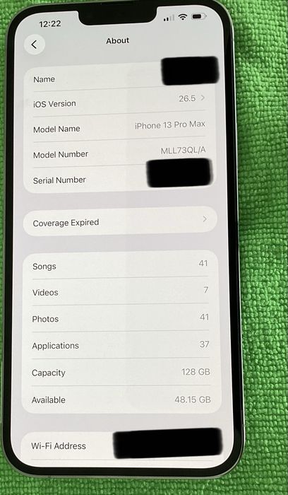 Iphone 13 Pro max 128GB, inclui carregador + capa