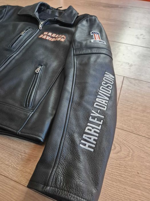 Casaco pele Harley Davidson tamanho L para homem