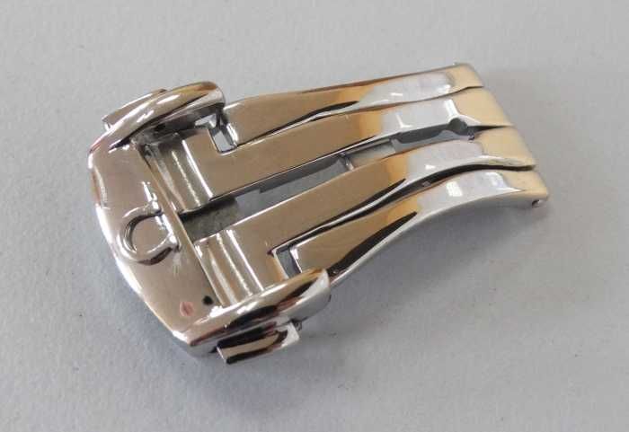 Klamra motylkowa 18mm do zegarka Omega do paska zapięcie motylkowe