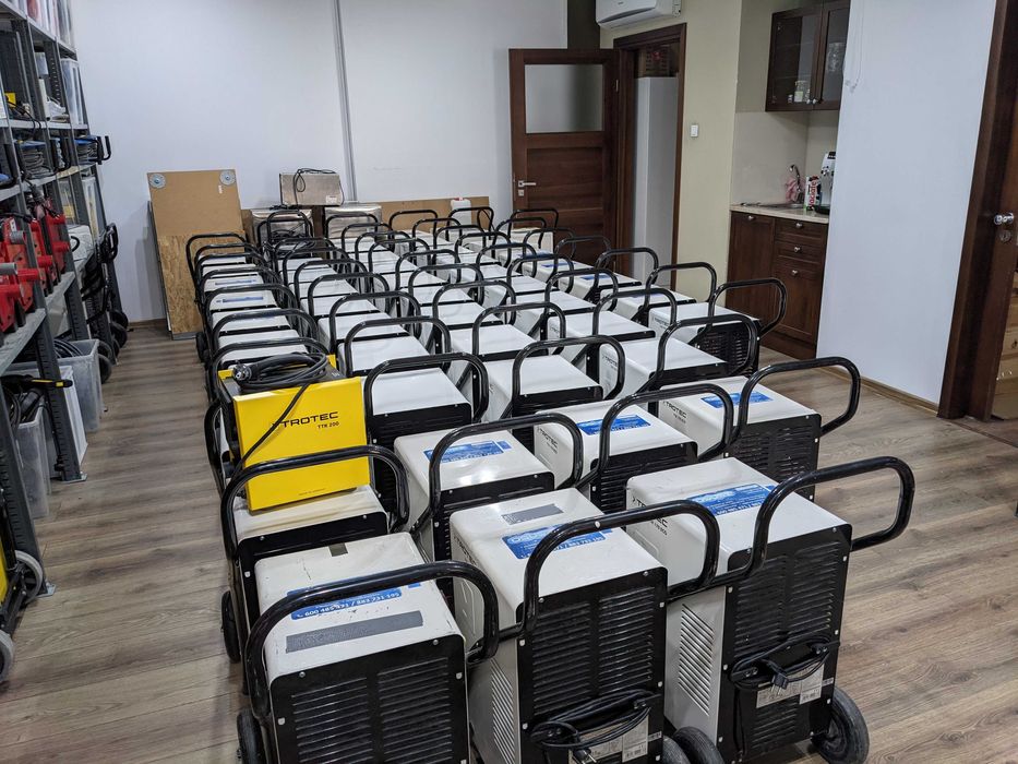 WYNAJEM osuszacz powietrza Trotec, osuszanie ścian, tynków, posadzek,