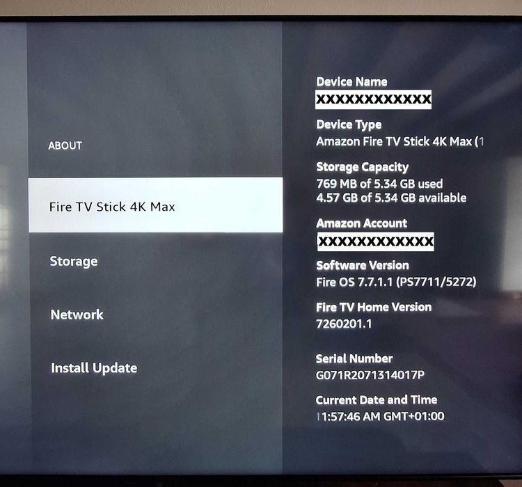 Amazon Fire TV Stick 4K Max - Como novo + Adaptador Ethernet
