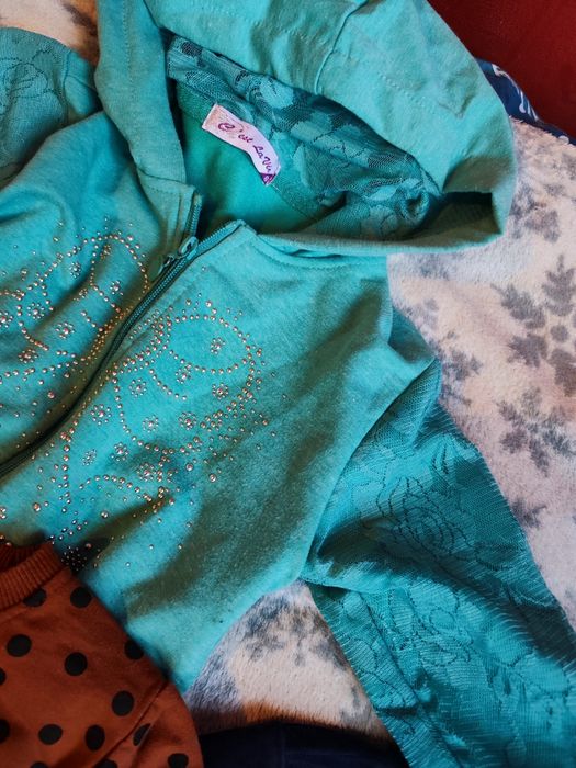 Zestaw ubrań, mega paka dla dziewczynki 122