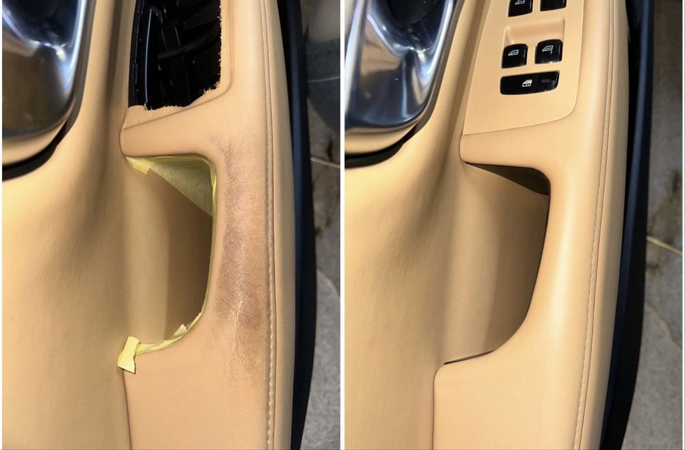 Покраска шкіри, поклейка плівки, антіхром!