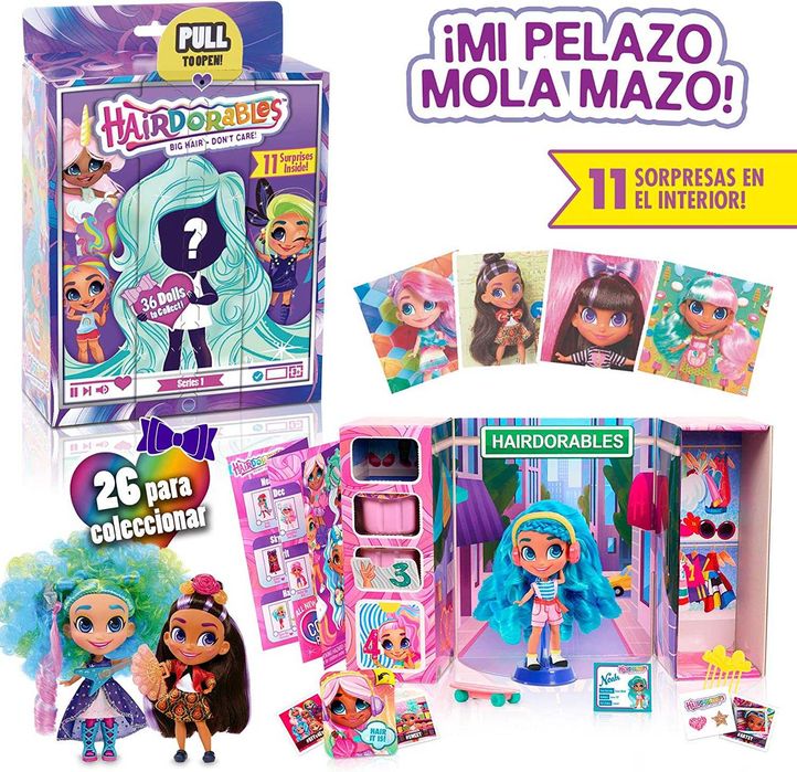SELADAS - Hairdorables HAA05000 Dolls, Assorted Models