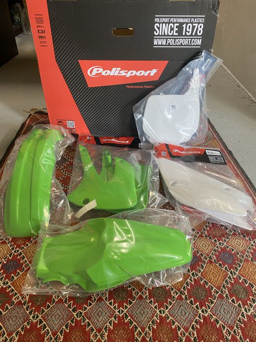 Kit plásticos KAWASAKI KX85 / KX100 polisport NOVO