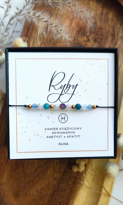 Bransoletki zodiakalne - ryby, waga, bliźnięta,baran, panna,skorpion