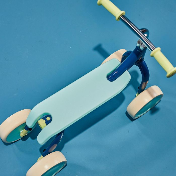 Triciclo de Aprendizagem Evolutivo 2 em 1 Azul/Creme