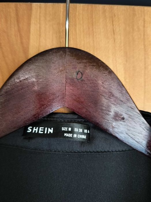 Czarna bluzka koszula 38