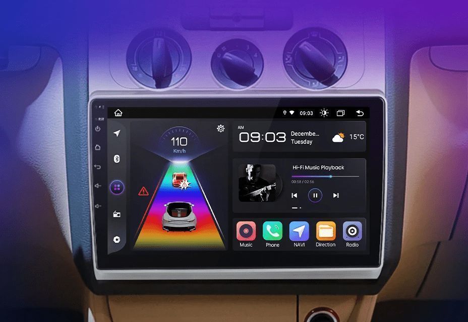VW Touran 1 2003–2010 – Radio Android 10.1" CarPlay