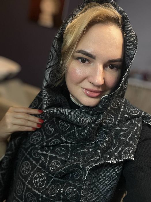 TORY BURCH ШАРФ двусторонній