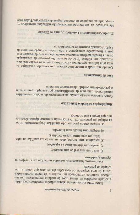Noções de Cálculo Numérico: Guia Didático para Engenharia e Ciências