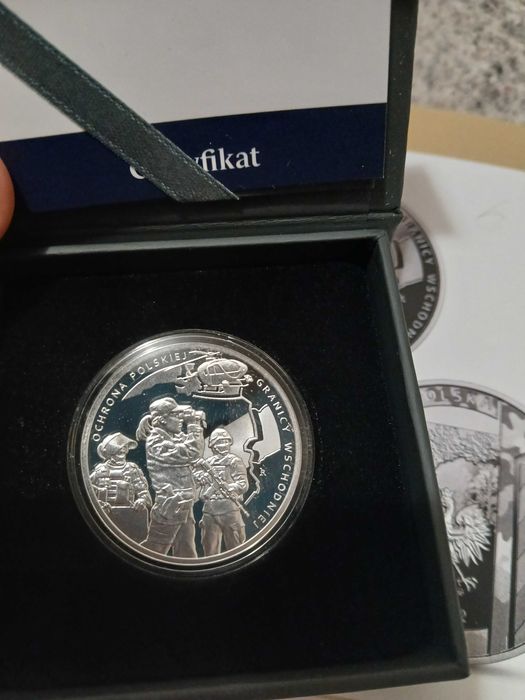 Moneta 10 zł Ochrona polskiej granicy wschodniej