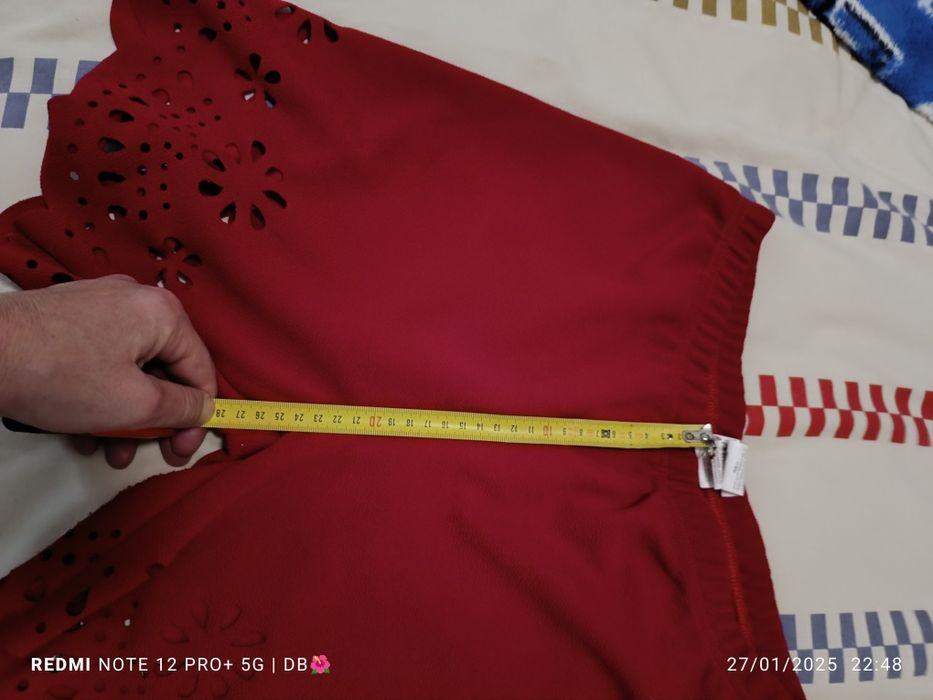 Calções desportivos vermelhos